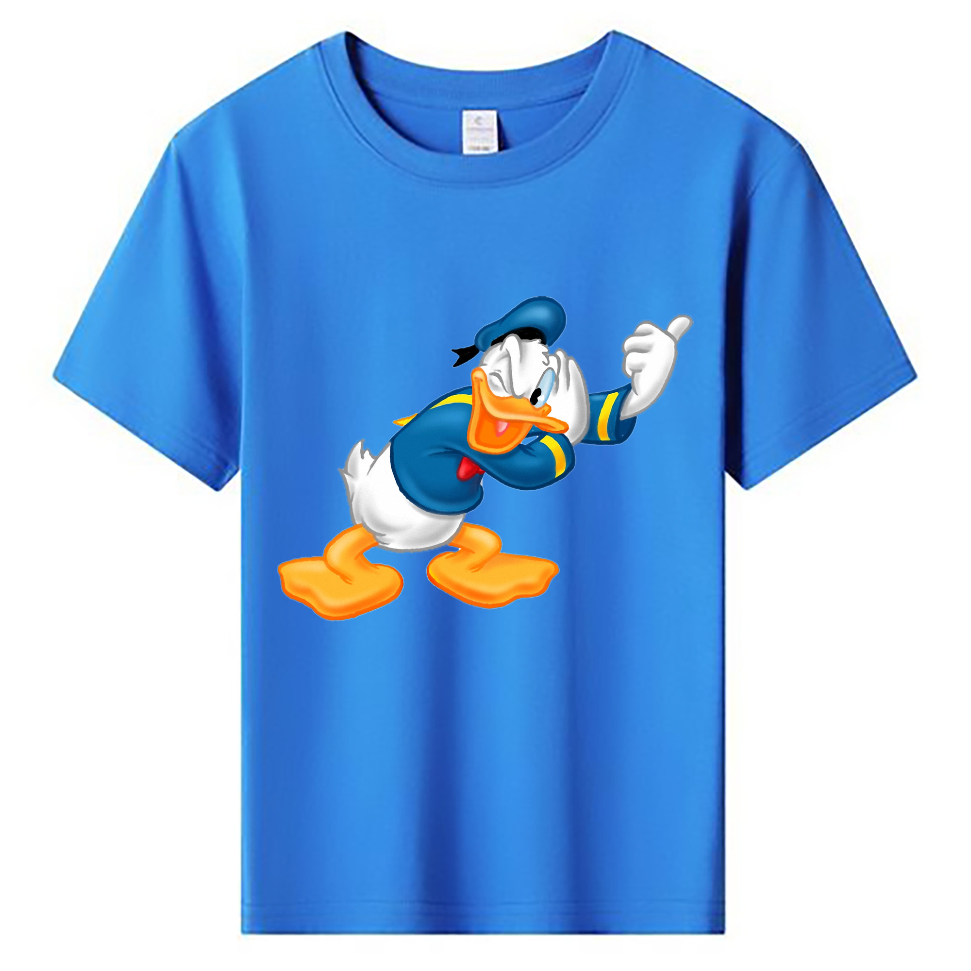 （画像用） ミッキーマウス Mickey Mouse 綿100％キッズTシャツ（フロントプリント）